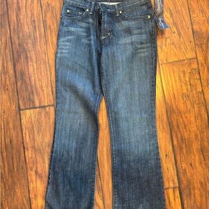 David Kahn Women's Dark Blue Boot Cut Jeans